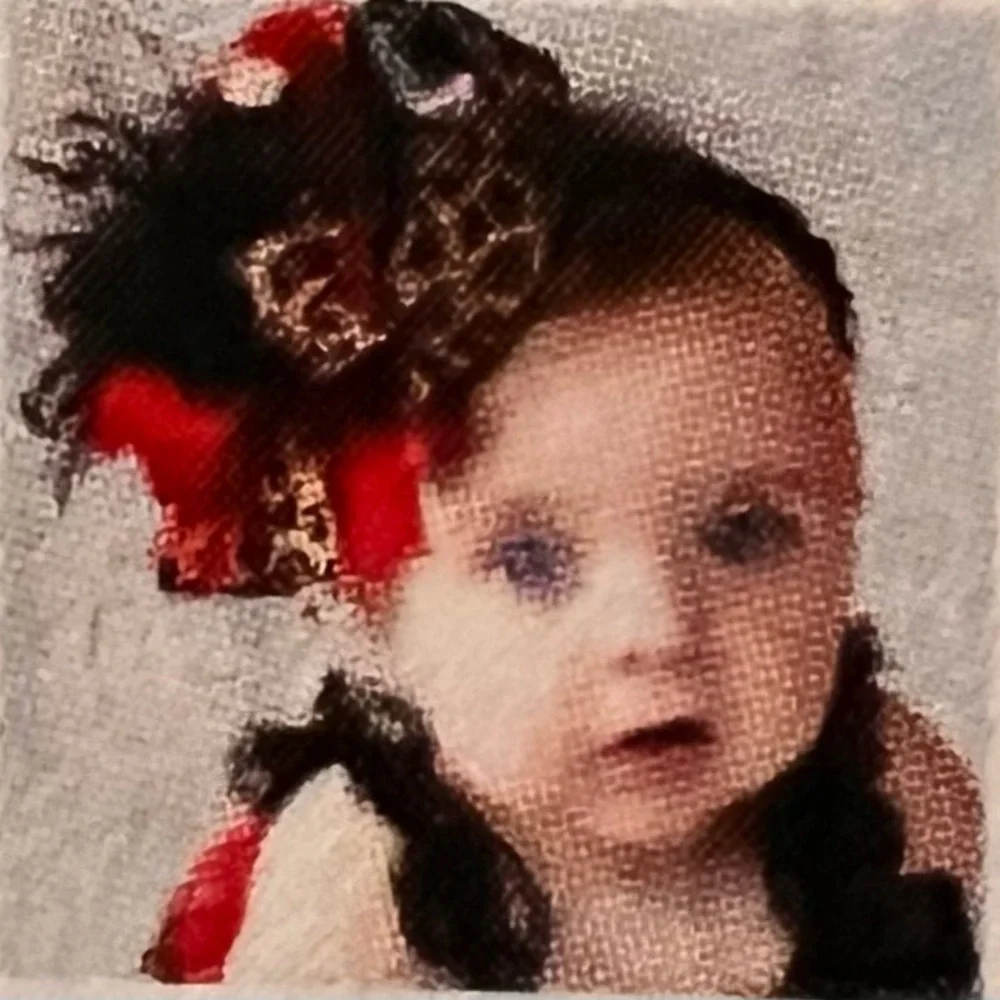 Leopard and Red with Feather Baby Hair Bow #23B
